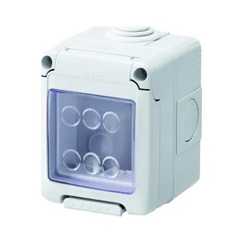 vypínač 27 COMBI Skříňka 2M, IP55, šedá GEWISS GW27042