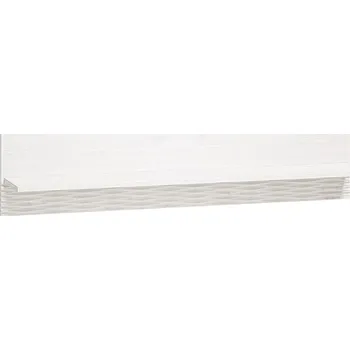 Knihovna Polica Clermont 120cm 12 Sněhová Borovice