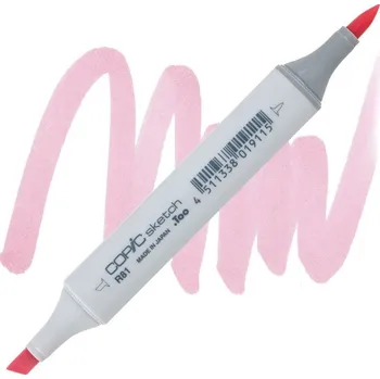 Lihová fixa COPIC Sketch oboustranná Brush & Chisel, R81 Rose pink
