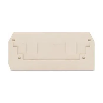 Rozvaděč Koncová bočnice a separátor Tloušťka 2,5 mm světle šedá WAGO 284-330