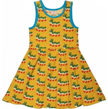Dívčí šaty Dívčí šaty bez rukávů s kolovou sukní Housenka Maxomorra Velikost: 110/116
