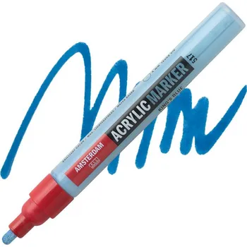AMSTERDAM Acrylic Marker 4mm, 517 kings blue