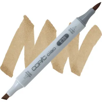 Lihová fixa COPIC Ciao oboustranná Brush & Chisel, E35 Chamois