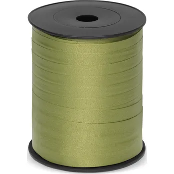 Stuha Plastová PP stuha Liscio 6800 E line 9,5mm x 250m - 11 OLIVOVĚ ZELENÁ