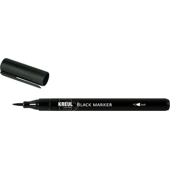 Kancelářské potřeby Popisovač KREUL Black Marker BRUSH, černý