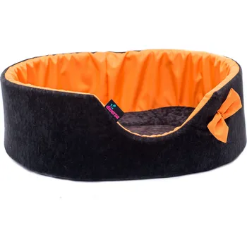 Diversa Pelíšek ELEMENTAL oranžovo-černý Délka: 5 - 65x55x15cm