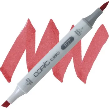 Lihová fixa COPIC Ciao oboustranná Brush & Chisel, R27 Cadmium red
