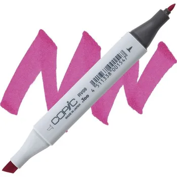 Lihová fixa COPIC Classic oboustranná Fine & Chisel, RV09 Fuchsia