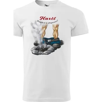 Tričko Hasič k dispozici (pánské) (Velikost: 3XL)