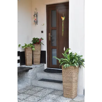 Váza Vingo Hranatá váza přírodní Rozměry (cm): 25x25, v. 65