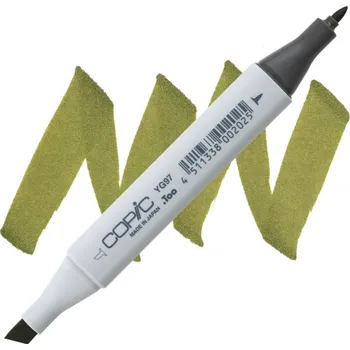 Lihová fixa COPIC Classic oboustranná Fine & Chisel, YG97 Spanish olive