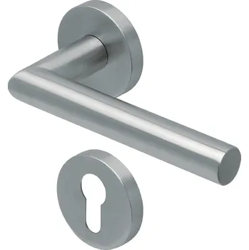 Dveřní kování COBRA LOŽISKOVÉ KOVÁNÍ VISION-R SB Provedení: PZ (vložkový zámek), Povrch: IN - nerez