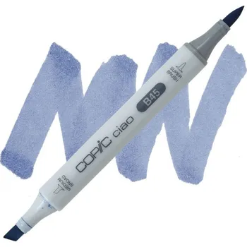 Lihová fixa COPIC Ciao oboustranná Brush & Chisel, B45 Smoky blue