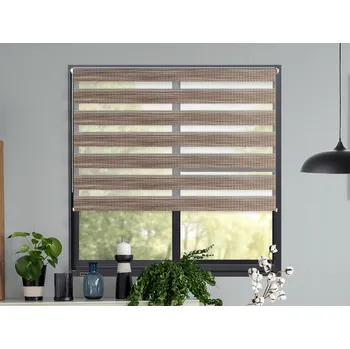 Roleta FEXI Zatemňovací Roleta Den a noc, Nature kaštan, B 014 v POLO kazetě, 150x30 cm