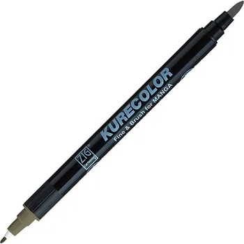 KURETAKE ZIG Kurecolor Fine & Brush, 845 Green Gray