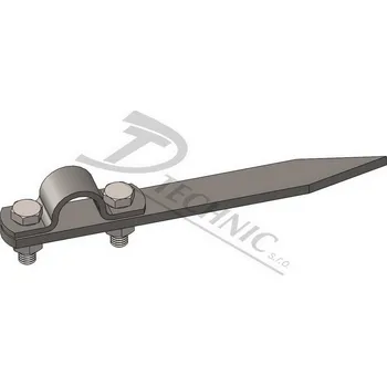 Hromosvod DOT 250 Držák ochranné trubky a jímače - špička - L=250 mm DT TECHNIC 102190