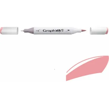 Lihová fixa GRAPH'IT oboustranná Brush & Chisel, Blush