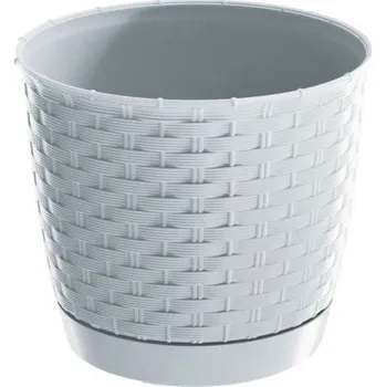 Květináč Květináč Ratolla Round bílý, varianta 25 cm