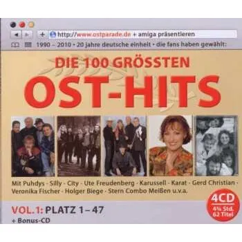 Zahraniční hudba 4CD Various: Die 100 Grössten Ost-Hits Vol. 1: Platz 1 - 47 2010