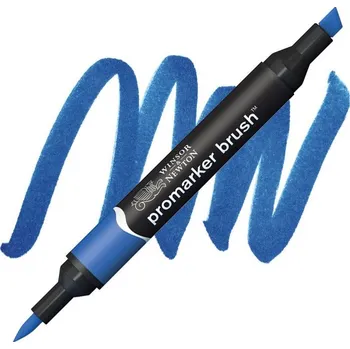 Lihová fixa WINSOR & NEWTON Promarker Brush & Chisel, EGYPTIAN BLUE (B944)
