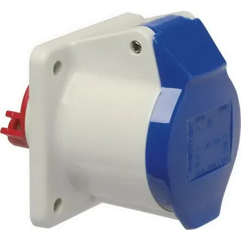 Elektrická zásuvka Walther 410406 Vestavná zásuvka 16A 4P 400V 6h IP44, přímá