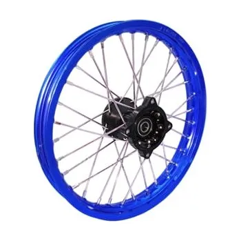 malá motorka Přední ráfek pitbike 14 palců modrá