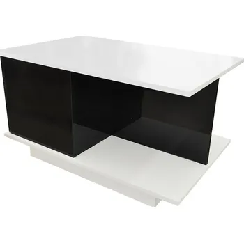 Konferenční stolek Konferenční Stolek Joy Černá/Bílý Lesk