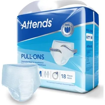 Inkontinenční kalhotky Attends Pull-On 6 inkontinenční navlékací kalhotky M 18 ks