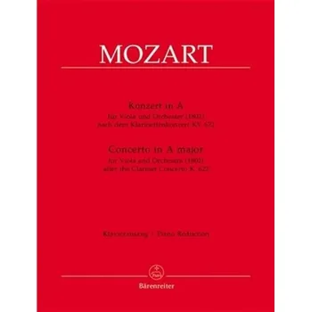 Koncert A dur pro violu podle Koncertu pro klarinet a orchestr