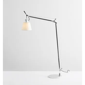 Stojací lampa Artemide 0947010A+A025150 Tolomeo Basculante 180 Lettura, stojací lampa s vypínačem, pergamenové stínítko, 1x46W E27, výška 108+87cm