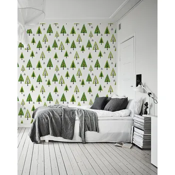 Tapeta Coloray Fototapeta V zeleném lese Samolepící Fototapeta Vliesová 250 x 250 cm coloraydecor-f-ss-528599626