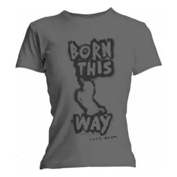 Pánské tričko Merch Lady Gaga: Dámské Tričko Born This Way S