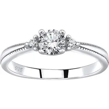 Prsten Stříbrný prsten MELAYNA se Swarovski® Zirconia velikost obvod 63 mm JJJR1189-obvod 63 mm