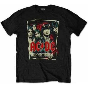 Pánské tričko Merch AC/DC: Tričko Highway To Hell Sketch L 2022