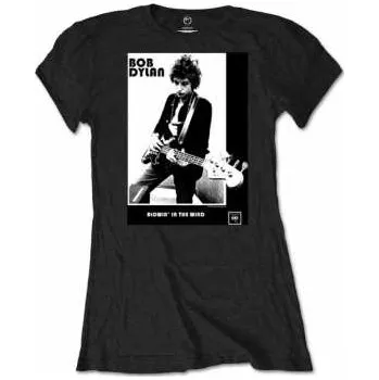Pánské tričko Merch Bob Dylan: Dámské Tričko Blowing In The Wind L