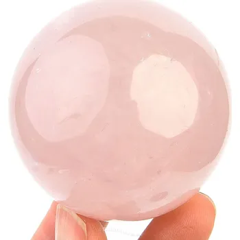 Přírodní kámen Hladká koule z růženínu 251g