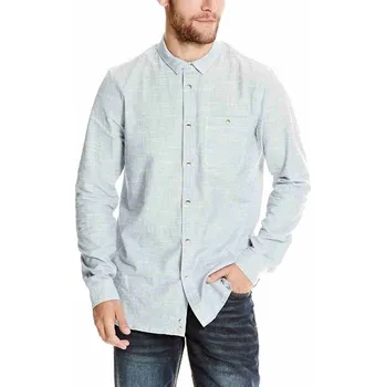 Pánská košile BENCH košile - Linear Neps Dark Navy Blue (NY031)