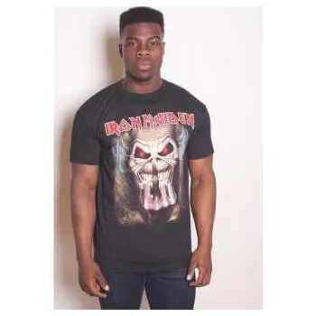 Oblečení a móda Merch Iron Maiden: Tričko Eddie Candle Finger L 2013