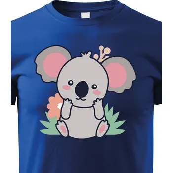 Chlapecké tričko Dětské triko Koala, Barva Modrá, Velikost 110 cm/4 roky, Canvas Dětské tričko Bezvatriko.cz 1094