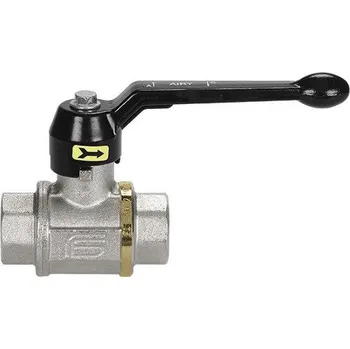 Vodovodní kohout EFFEBI - Itálie | Kulový kohout (ventil) AIRY plnoprůtokový s odvzdušněním, FF, páka - 1/4" 2351