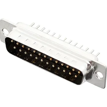 Redukce encitech DD25-MTBS 2103-0100-03 D-SUB kolíková lišta 180 ° Pólů: 25 pájecí piny 1 ks Tray