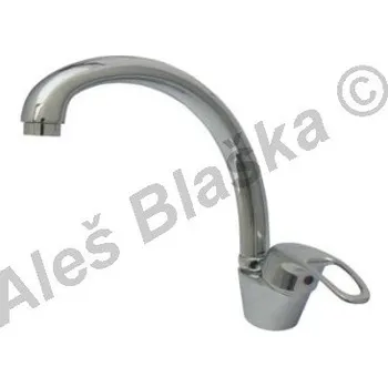 Vodovodní baterie ELLE EL 2048 vodovodní baterie páková stojánková dřezová s J ramínkem - CHROM EL2048