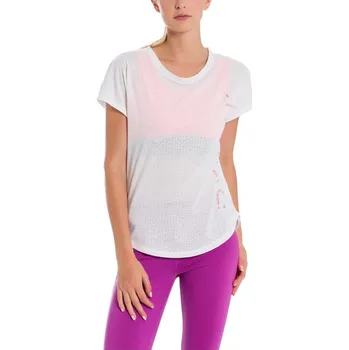 Dámské tričko BENCH triko - Burn Out Logo Tee A0661-Squiggle Burn Out Wh (P1236)