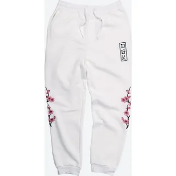 DGK tepláky - Zen Fleece Pants White (MULTI)