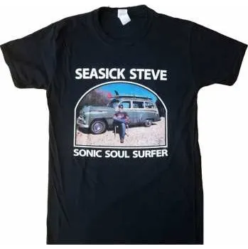 Pánské tričko Merch Seasick Steve: Tričko Full Colour Sonic Soul Surfer M