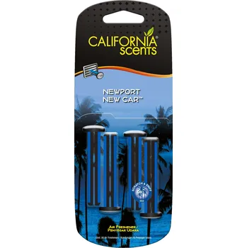 Vůně do auta California Scents Newport New Car 4 ks
