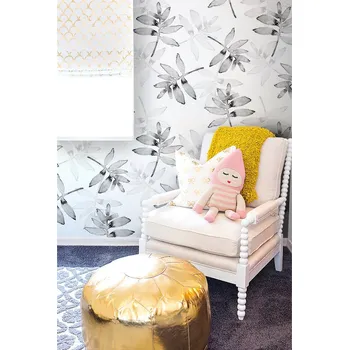 Tapeta Coloray Fototapeta Černé pastelové listy Samolepící Fototapeta Vliesová 250 x 250 cm coloraydecor-f-ss-461933428