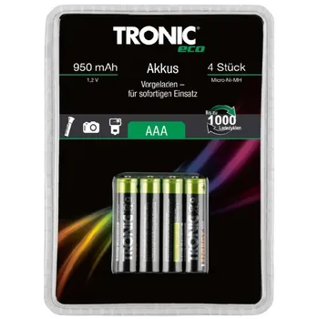 Článková baterie Recenze Tronic Eco AAA 4 ks