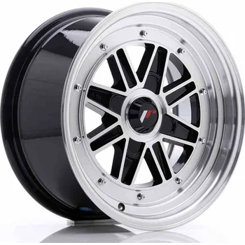 Alu kolo JR Wheels JR31 15x7.5 ET20 4H BLANK Gloss Black Machined Face
