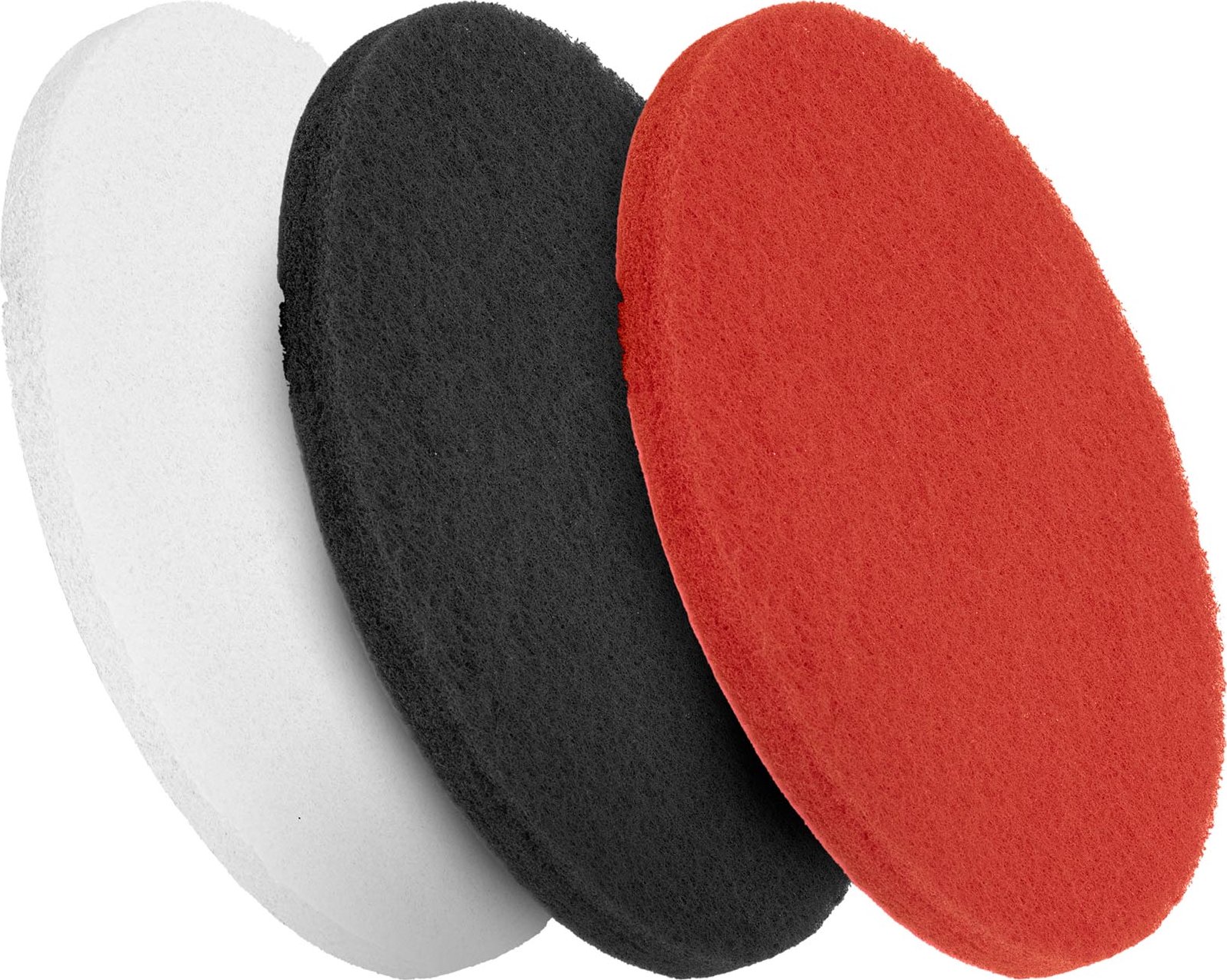 Dischi Abrasivi Per Monospazzola TOPCLEAN – Set Da 3 Pezzi, Diametro 17", Con 3 Gradi Di Durezza (morbido, Medio, Duro)